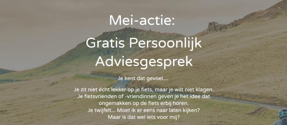 Actie: Jan Glorie Mei maand, adviesmaand!